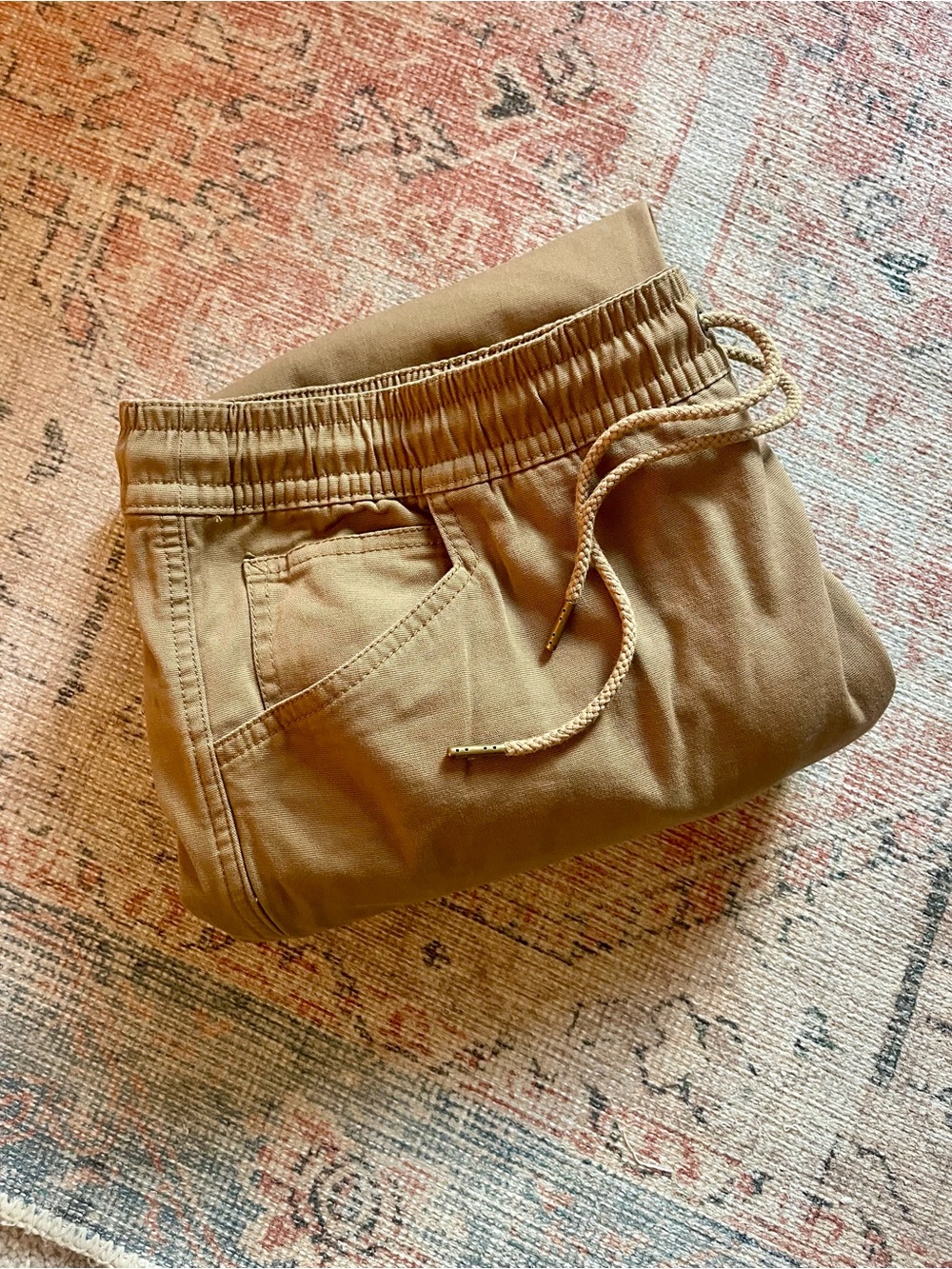 L.L. Bean Men's Khaki Canvas Pants SZ XL - Picture 7 of 8